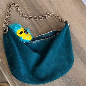 Teal Suede Women's Bag